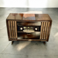 Retro, vintage loft design Grundig sideboard, zeneszekrény