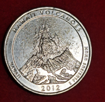 2012. Hawaii vulkán emlék USA negyed dollár (476)