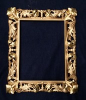 Carved, Gilded Wood Frame for Painting or Mirror!