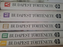 Budapest története I-V.  23000.-Ft