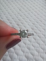 14k fehérarany gyűrű