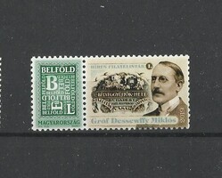 107  Személyes bélyeg Magyarország  2019  Híres Filatelisták I.  Gróf Dessewffy Miklós