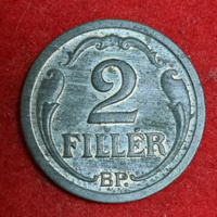 1943. Magyarország 2 fillér  cink (519)