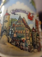 Germán sörös korsó Rothenburg hibàtlan jelzett.