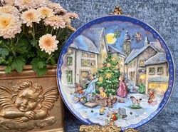 Bradex collector's wall plate Christmas