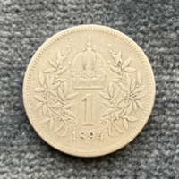Ezüst 1 Korona 1894, osztrák veret