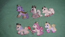 Minőségi Filly póny My Little póny kisebb figurák gyűjteménye 6 db EGYBEN a képek szerint