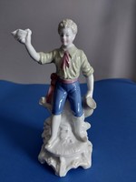 ! Water carrier boy in flawless condition! Numbered Wagner & Apel German porcelain - 656