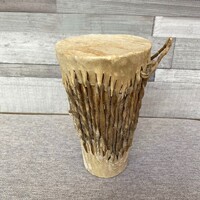Kézműves Afrikai bőr dob hangszer