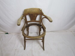 Antik Thonet karfás szék (csiszolt)