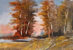 Szentmihályi 2009 –  jelzett festmény