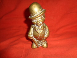 Tömör sárgazéz bohóc szobor