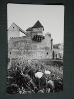 Képeslap,Simontornya,vár látkép,részlet, 1986-
