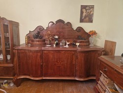 Neobarokk tálaló, szekrény