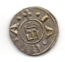 Genova korabeli hamis ezüst dénár 1139-1339