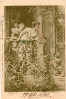 Képeslap: Hans Zatzka. nők, 1899.