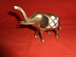 Brass, Inlay Lucky Elephant