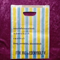 Fővárosi Vas- és Edénybolt papír reklám szatyor (nagy)