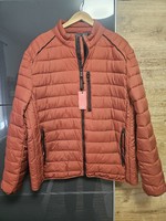 Új CASA Moda átmeneti rozsdabarna Férfi XXL-es kabát