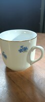 Búzavirág mintás porcelán bögre.