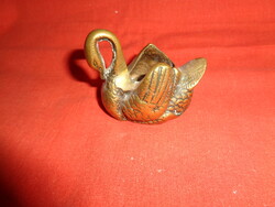 Sárgaréz hattyú szobor