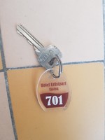 701-es Relikvia Ezüstpart  Szallodai , Hotel kulcstartó SILVER BEACH kulcs
