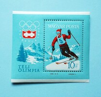 (Z) 1964. Téli Olimpia II. blokk** - Innsbruck - (Kat.: 1.000.-) - LEÍRÁS!!!