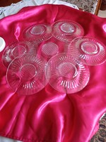 White Glass Cake Set
