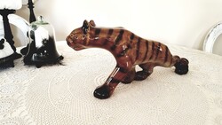 Nagyméretű porcelán tigris