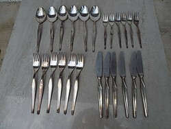 Set of 6 Silver-Plated Cutlery + Dessert Forks