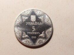 ! 5 hrivnya 1998 emlékérem Cu Ni - 739