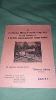 1933.Pillmann Alfonz :A csobánkai Mária-kutacska kegyhely rövid története könyv képek szerint