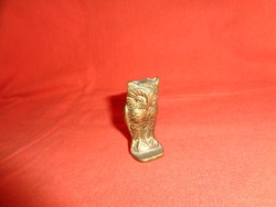 Sárgaréz magányos bagoly szobor