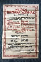 Alapi Nándor  Országos Kamara Szinház plakát