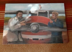 Bud Spencer Terence Hill akril festmény