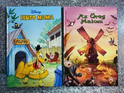2 db  Disney mesekönyv. Pluto mama, Az öreg malom. Egmont 2006.