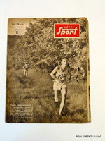 1956 június 5  /  KÉPES SPORT  /  SZÜLETÉSNAPRA RÉGI EREDETI ÚJSÁG Ssz.:  6813