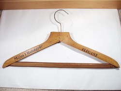 Retro régi fa vállfa ruhaakasztó - Május 1 Ruhagyár Elegant