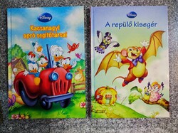 2 db  Disney mesekönyv+meselemez. A repülő kisegér, Kacsanagyi apró segítőtársai. Egmont 2006.