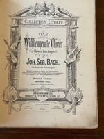 Collection Litolff No.2114b. J.S.Bach Das wohltemperirte Clavier.Akademische Neuausgabe von H.Germer