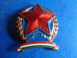 Rákosi rendőr zománcolt sapkajelvény
