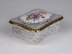 1T205 Régi német PM porcelán gyűrűtartó bonbonier