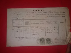 1873.Antik Keresztlevél -Czelláth Jolán-egri Érsekség miskolczi alesperesi körzet a képek szerint
