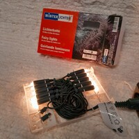 Karácsonyi 10 db- os meleg fény égősor.