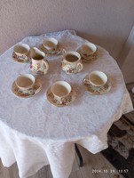 Zsolnay pillangós kávéskészlet