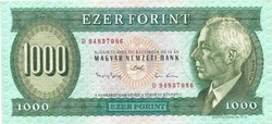 1000 forint 1993 "D" 2. Gyönyörű