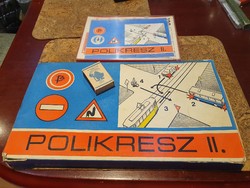 Retro hiánytalan polikresz 2 oktató társasjáték 480 kérdéssel közlekedés kresz trial szocreál kádár