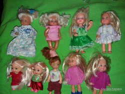 GYÖNYÖRŰ BABACSOMAG MINŐSÉGI Mattel ,SIMBA és HASBRO kicsi Barbie babák 9 db egyben a képek szerint