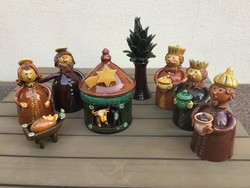Kerámia betlehemes szett, Holló Műhely