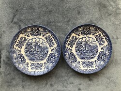"British Anchor Ironstone" angol porcelán kistányér pár